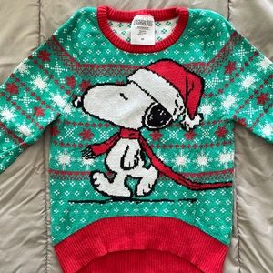 Size 3t snoopy sweater